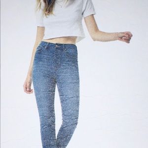 Celebrity pink jeans size 1/25 high rise skinny